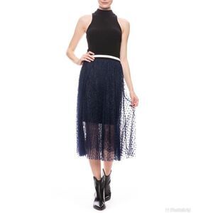 Loyd / Ford Palm Springs two layer mesh and silk skirt